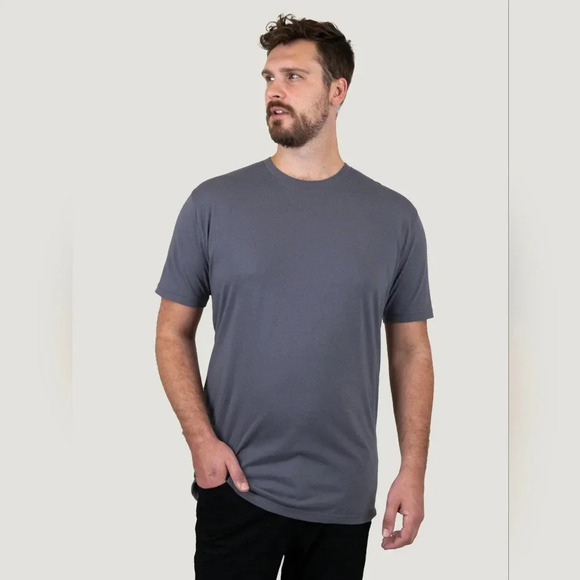 Fresh Clean  Threads [2XL] Slate Tall CrewTall Crew - Picture 3 of 4